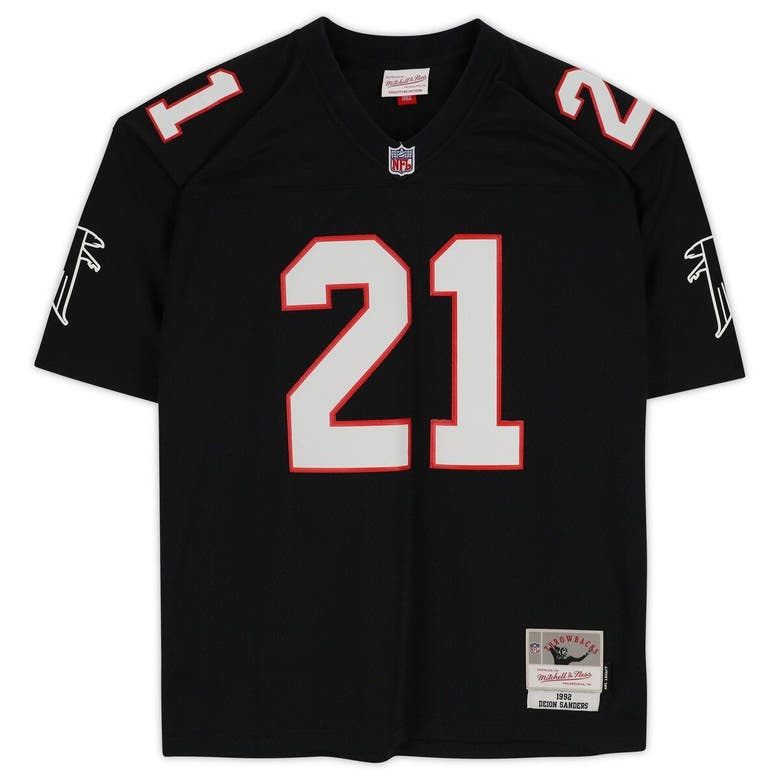 Youth Atlanta Falcons Deion Sanders Mitchell & Ness Black 1992