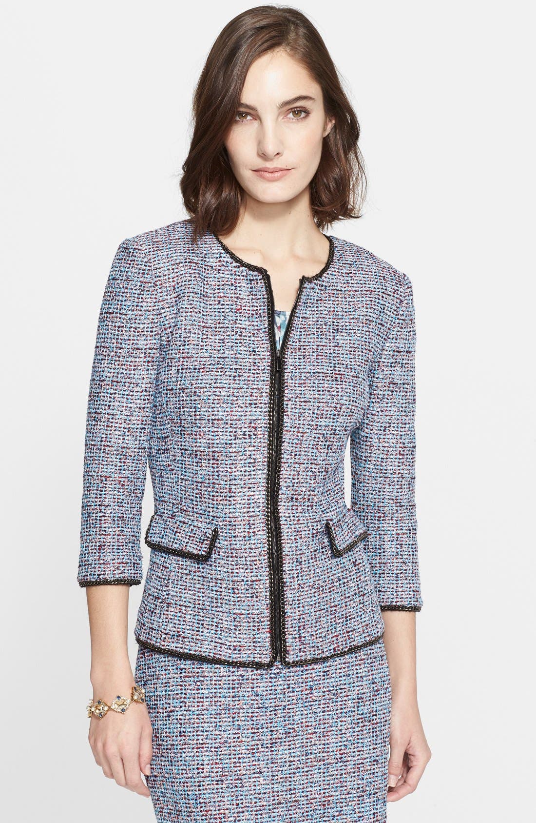St. John Collection Confetti Tweed Knit Jacket Nordstrom