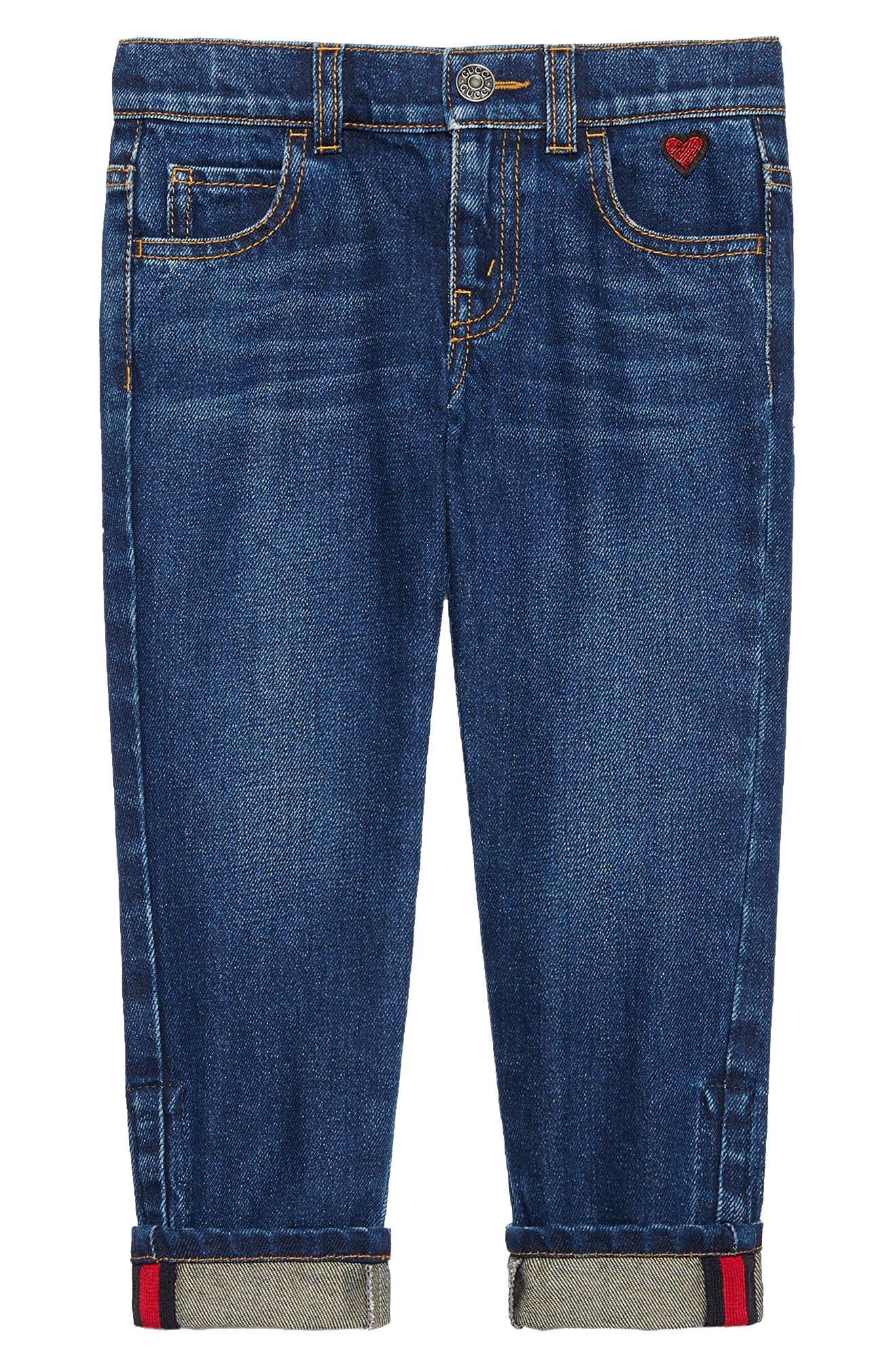 Gucci Cuffed Jeans (Little Girl & Big Girl) Nordstrom