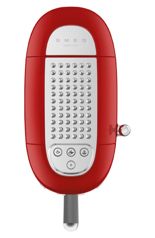 Smeg Manual Espresso Machine In Red