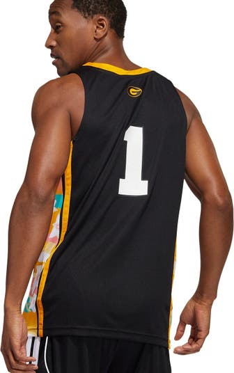 adidas Men's adidas Black Grambling Tigers Honoring Black Excellence  Replica Basketball Jersey