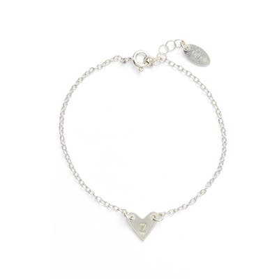 Nashelle Initial Heart Bracelet
