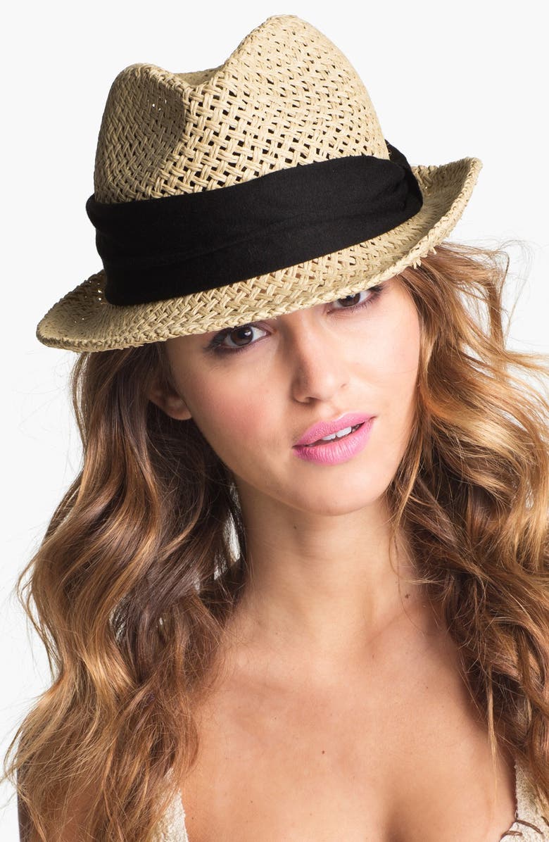 MICHAEL STARS 'Pop Band' Fedora, Main, color, Black