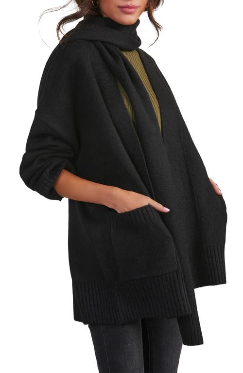 Vici Collection Jarvais Scarf Cardigan In Black