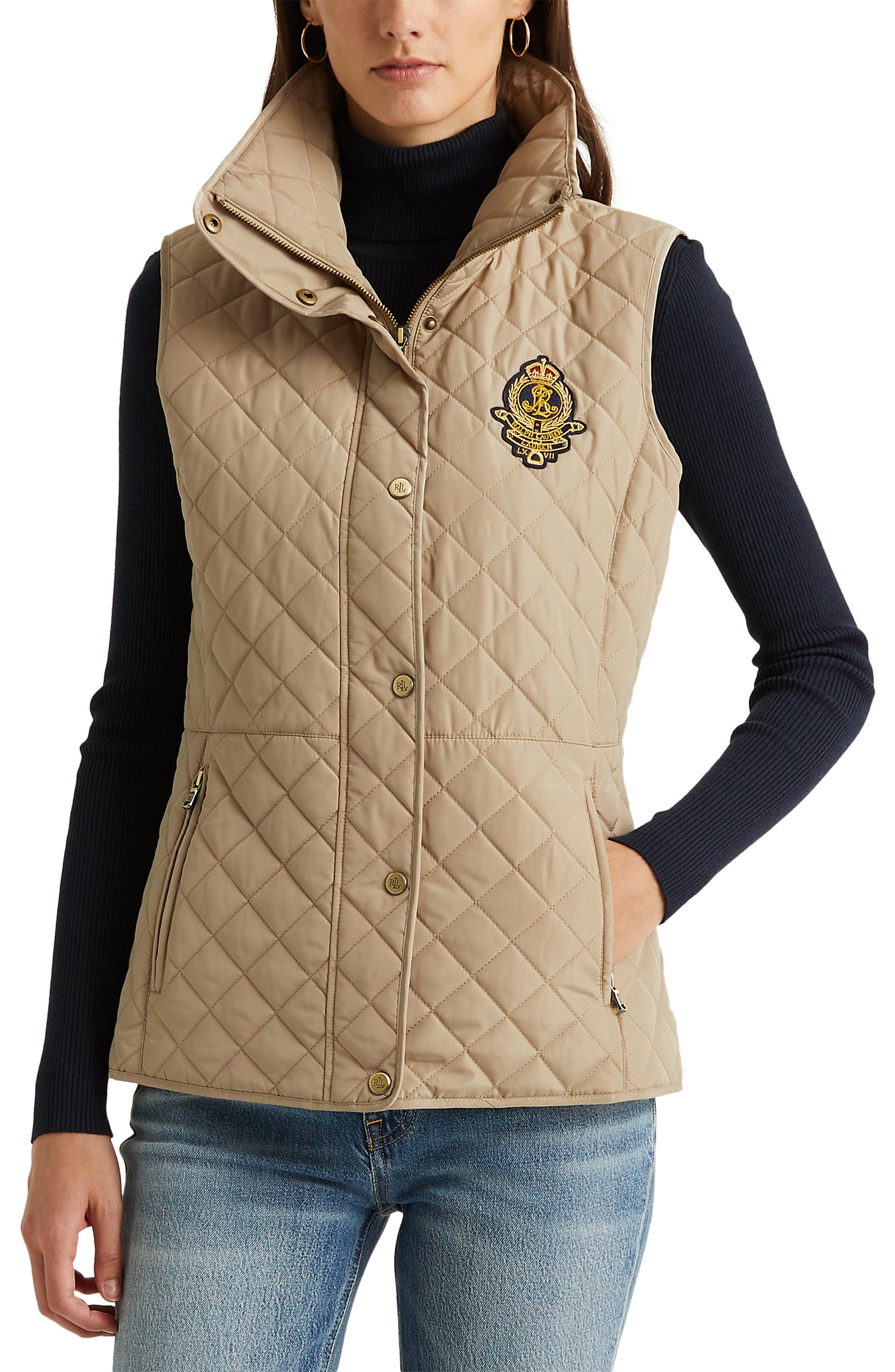 lauren quilted vest