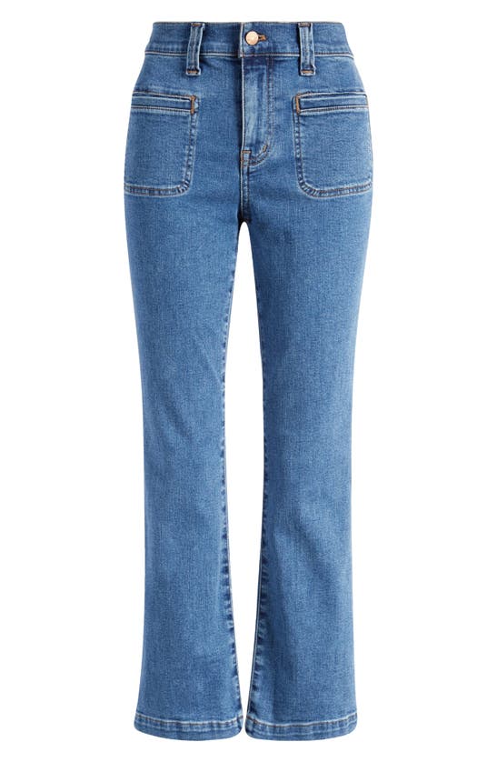 Shop Madewell Kick Out Crop Jeans In Elkton Wash