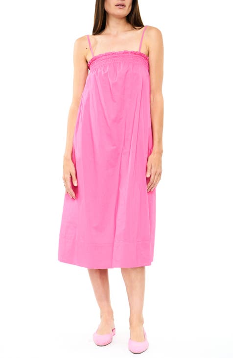 Farrah Stretch Cotton Midi Sundress