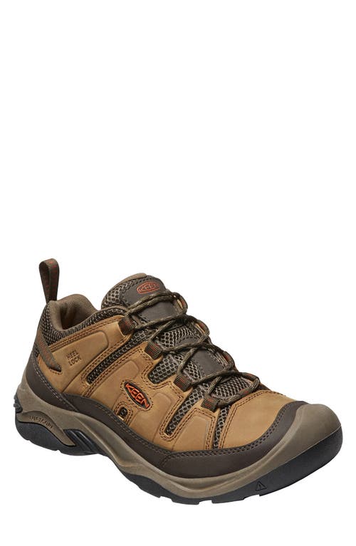 Circadia Vent Waterproof Hiking Shoe in Bison/Potters Clay