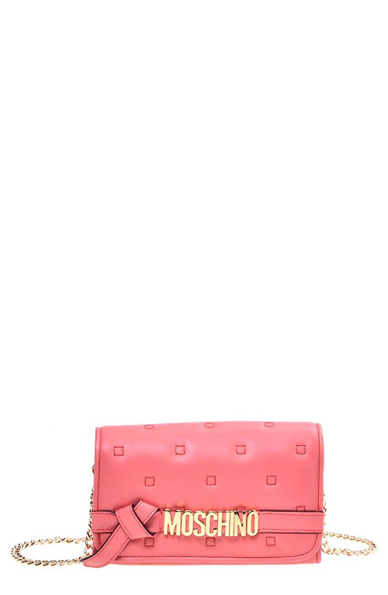 moschino wristlet wallet