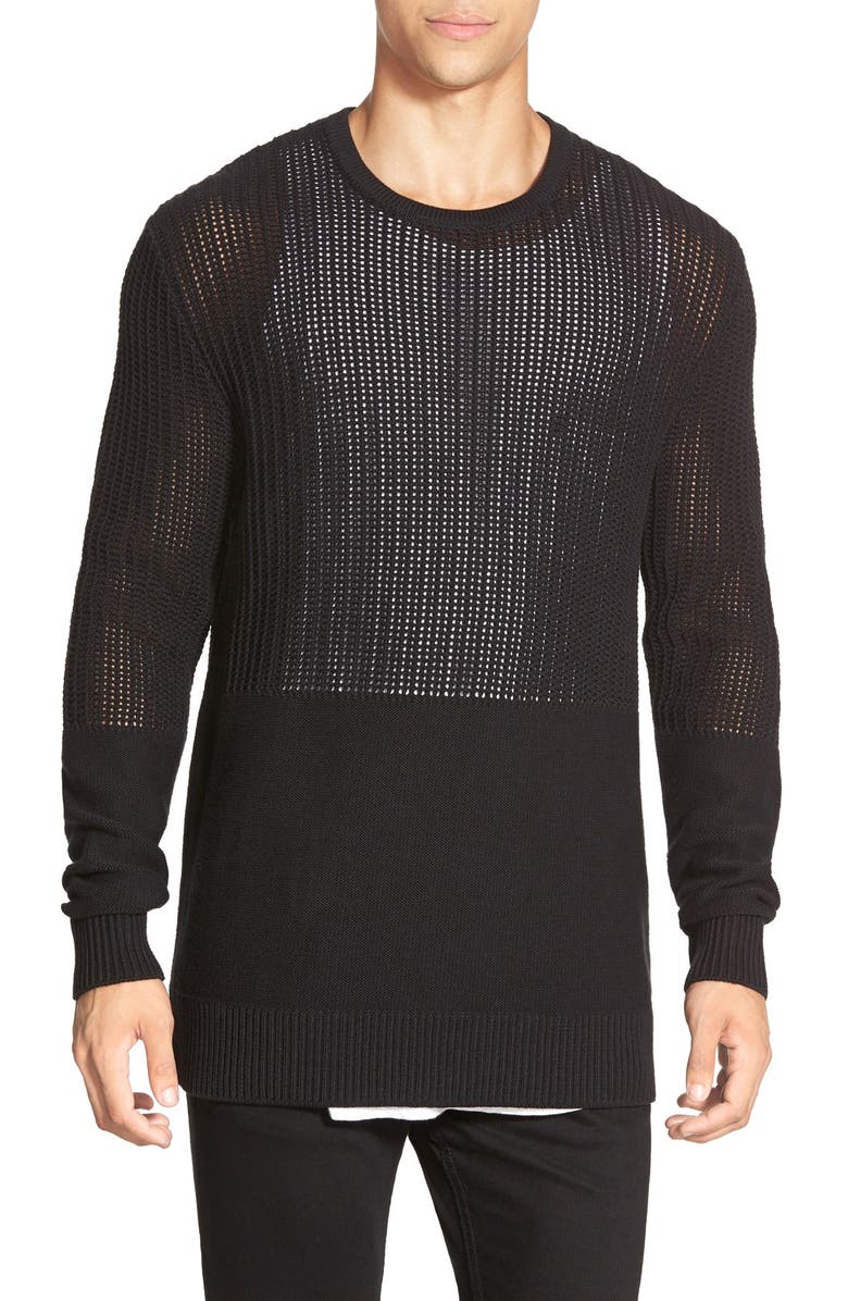ZANEROBE 'Tribeca' Mesh Knit Crewneck Sweater Nordstrom