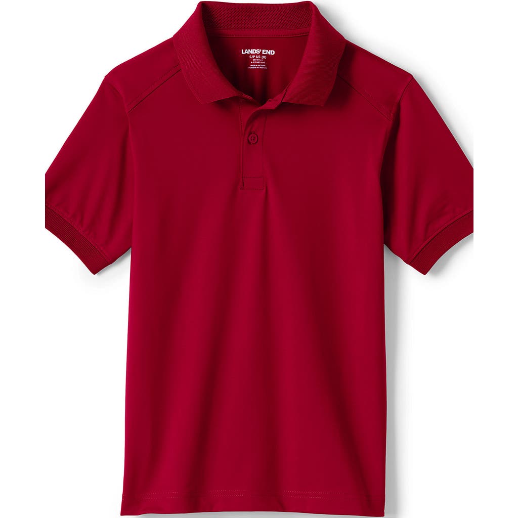 LANDS' END LANDS' END SCHOOL UNIFORM KIDS SHORT SLEEVE RAPID DRY POLO SHIRT