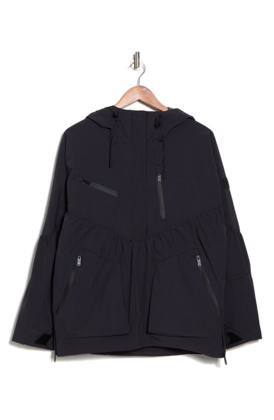 Shop Fp Movement By Free People Peak To Peak Shell Popover Jacket In Black