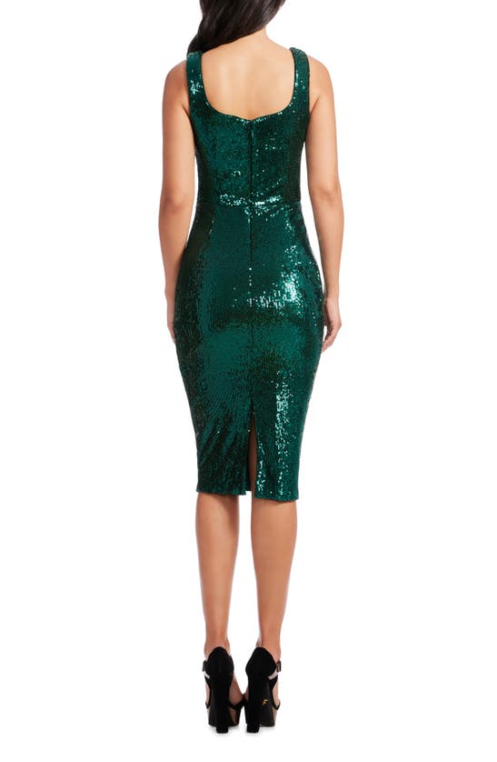 DRESS THE POPULATION DRESS THE POPULATION SLOANE SEQUIN SHEATH DRESS