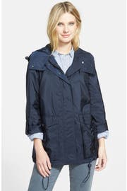 Burberry Brit 'Maidleigh' Hooded Roll Sleeve Jacket | Nordstrom