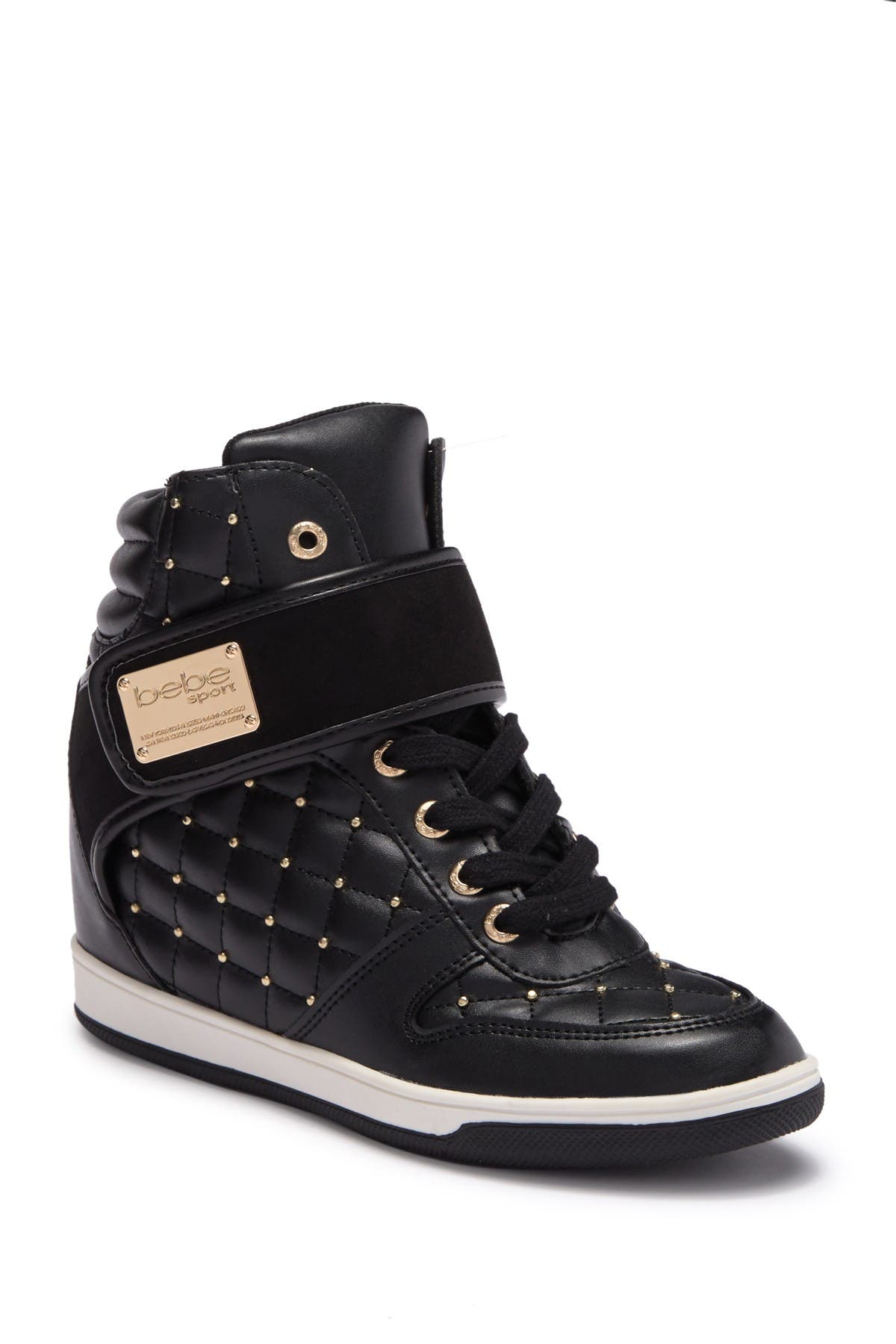 bebe high top sneakers