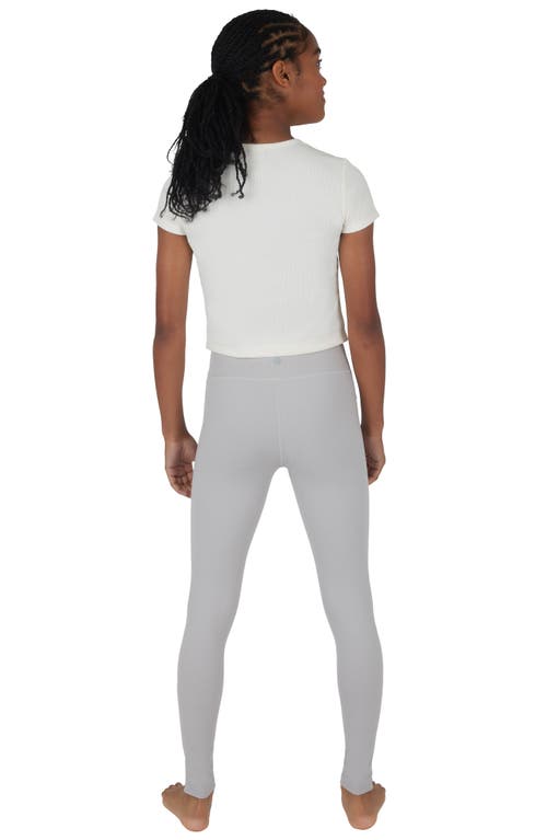 90 Degree By Reflex Kids' 2-pack Cargo Pocket Leggings In Coronet Blue/htr.grey
