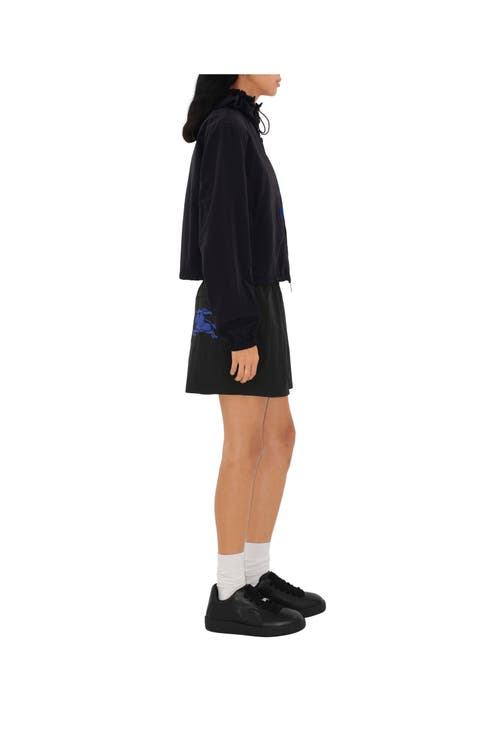 Shop Burberry Nylon Shorts In Black