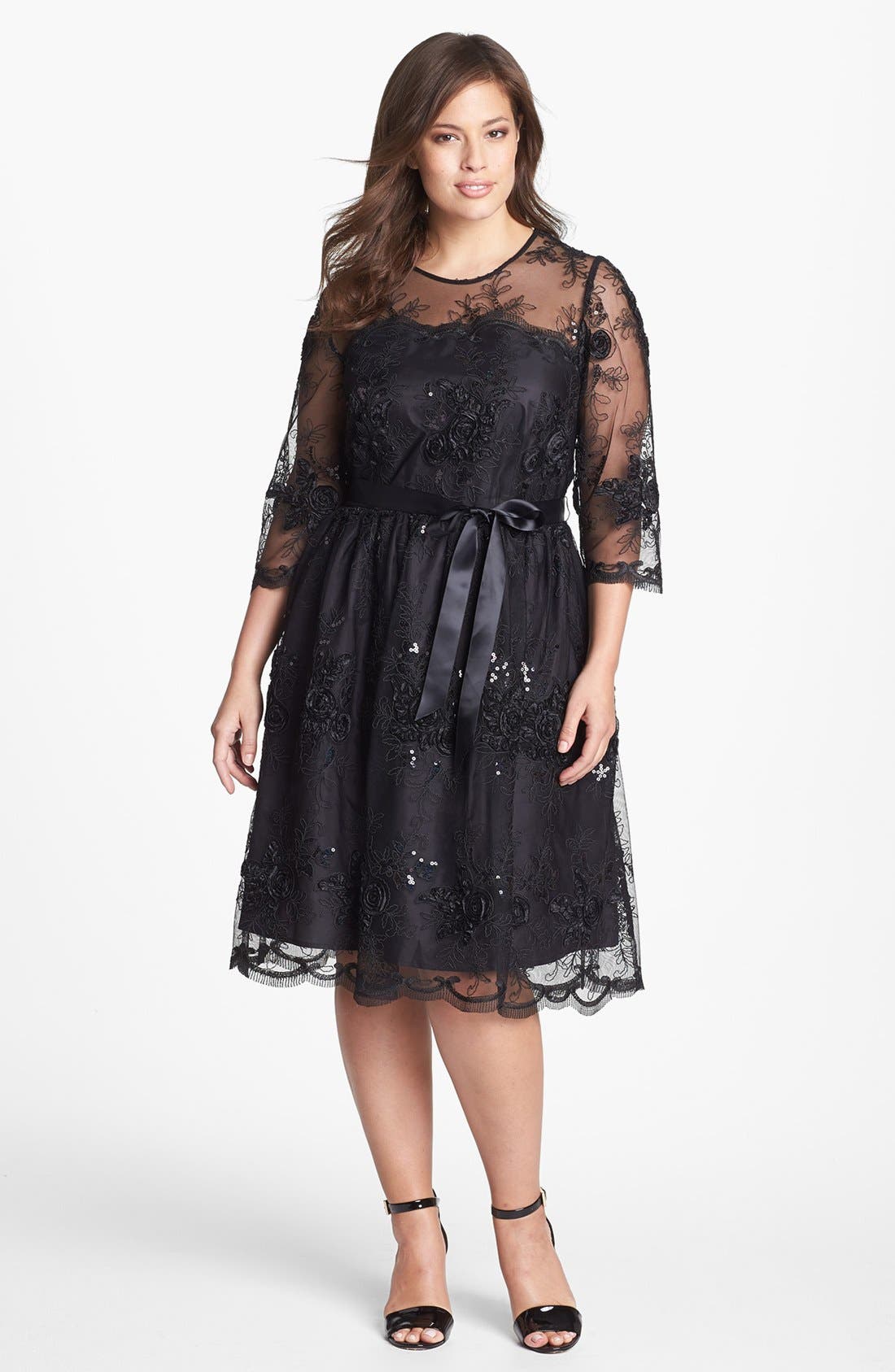 Alex Evenings Fit & Flare Lace Dress (Plus Size) Nordstrom