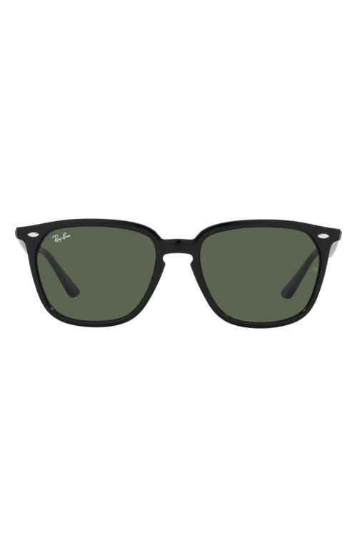 RAY BAN RAY-BAN 55MM ROUND SUNGLASSES 