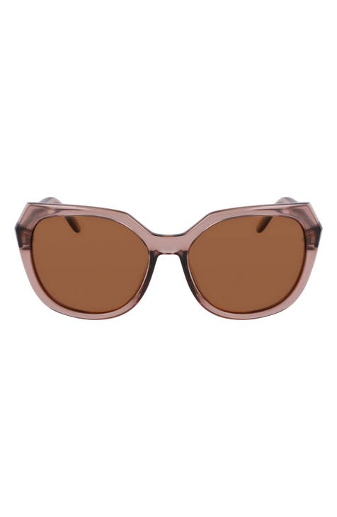 55mm Polarized Oversize Sunglasses