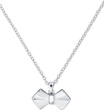 Ted baker bow necklace silver Clearance