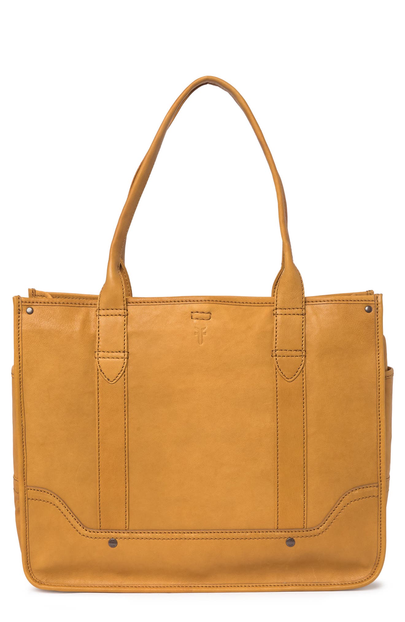 Frye Madison Shopper Leather Tote Bag In Sunflower ModeSens