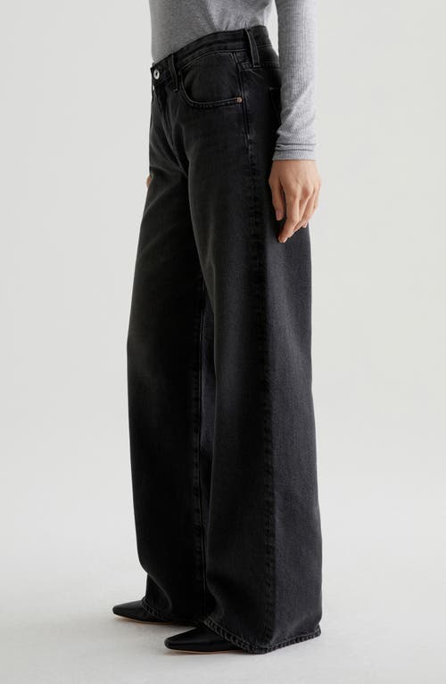 Ag Farrah High Waist Stretch Corduroy Bootcut Pants In Overnight
