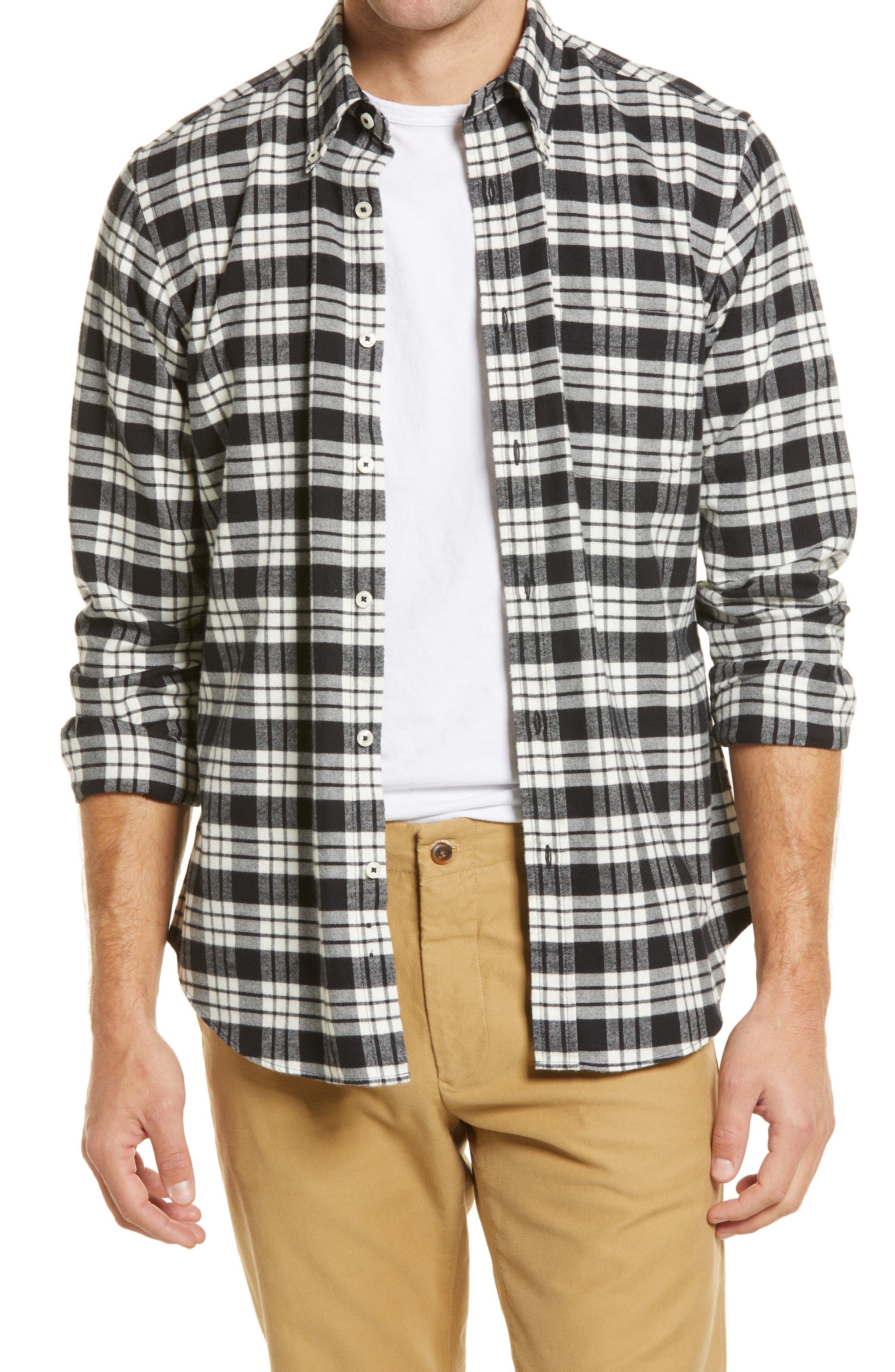 Men's White Flannel Shirts | Nordstrom