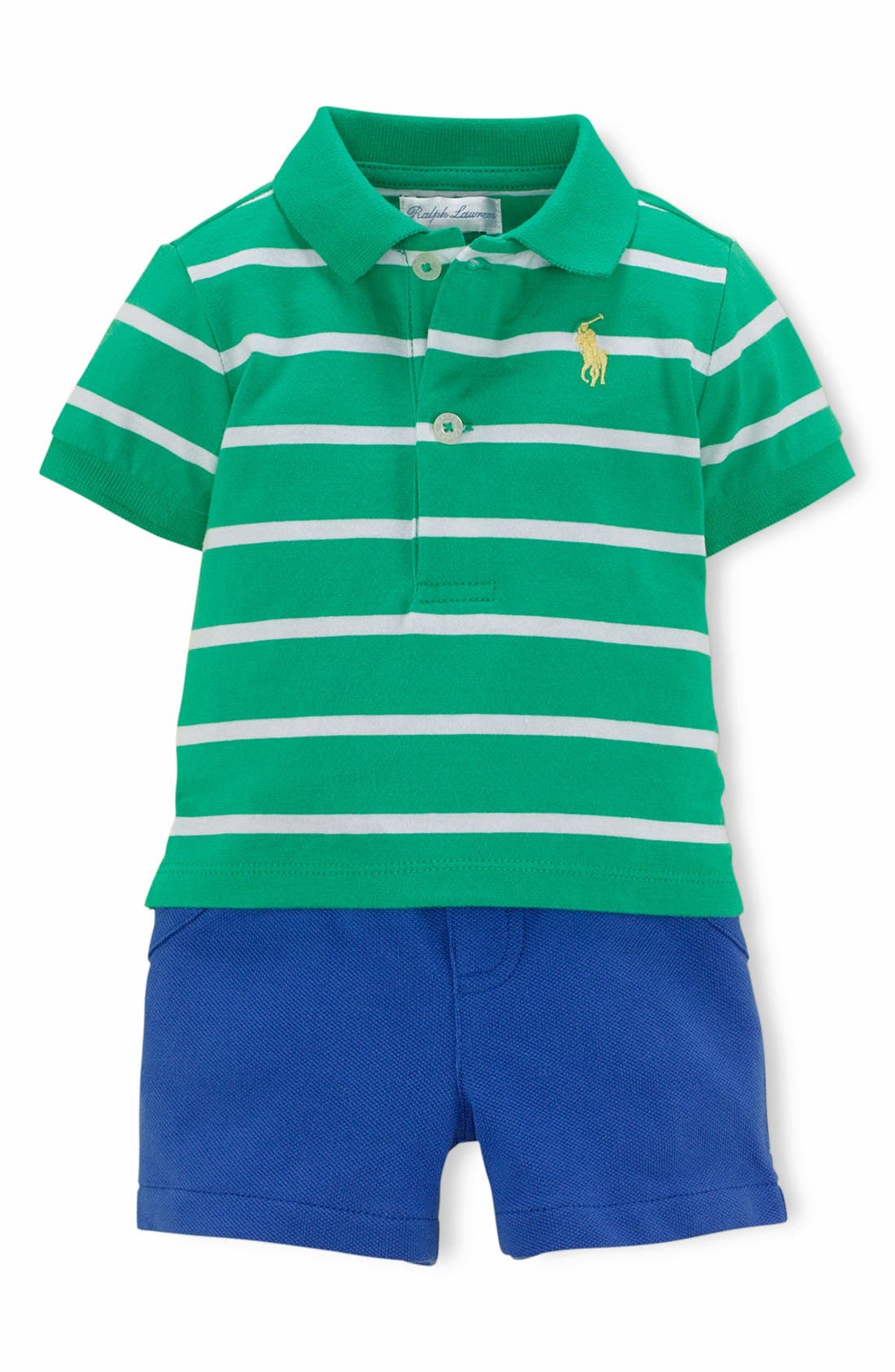 Ralph Lauren Polo & Shorts Set (Baby Boys) Nordstrom