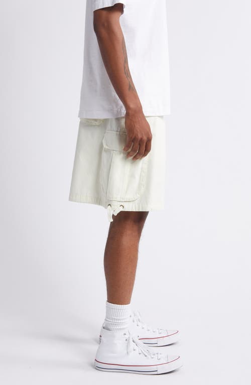 Shop Elwood Baggy Cargo Shorts In Onion