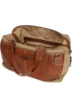 Tommy Bahama Canvas & Leather Duffel Bag | Nordstrom