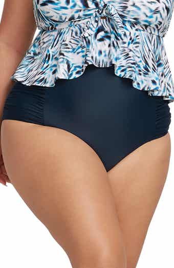 Elomi + Plus Size Pebble Cove Adjustable Bikini Bottom