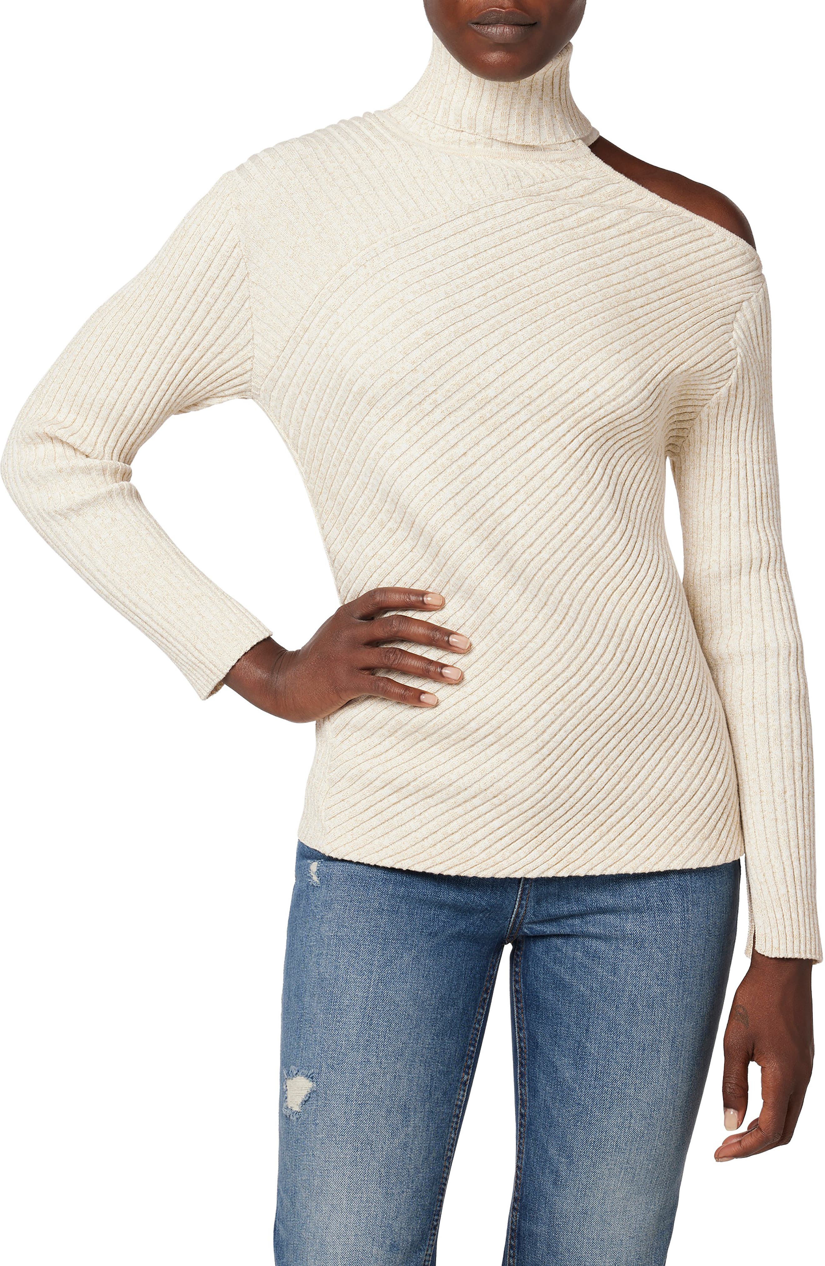 Enya White Turtleneck Sweater