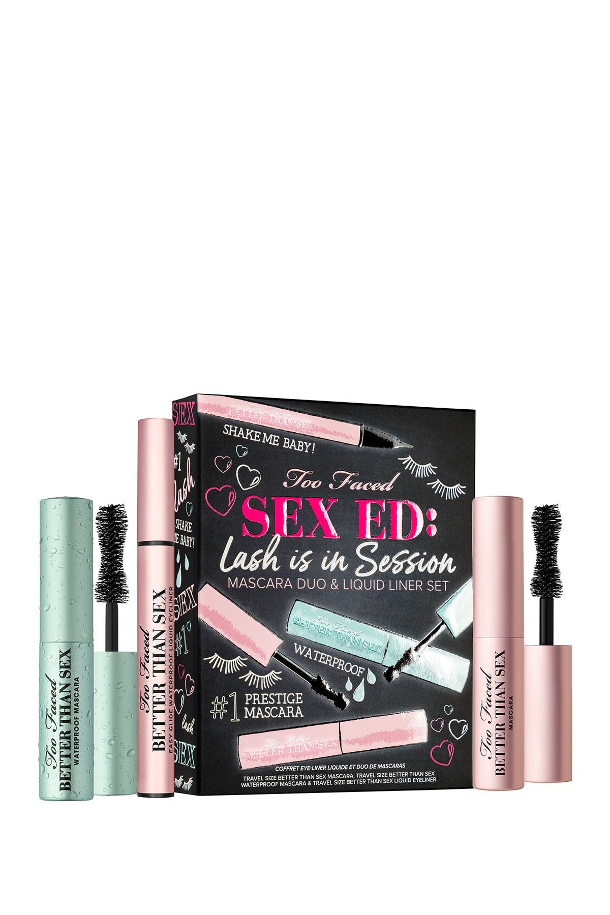 Too Faced Lash Is In Session 3 Piece Mascara Eyeliner Set Nordstrom Rack