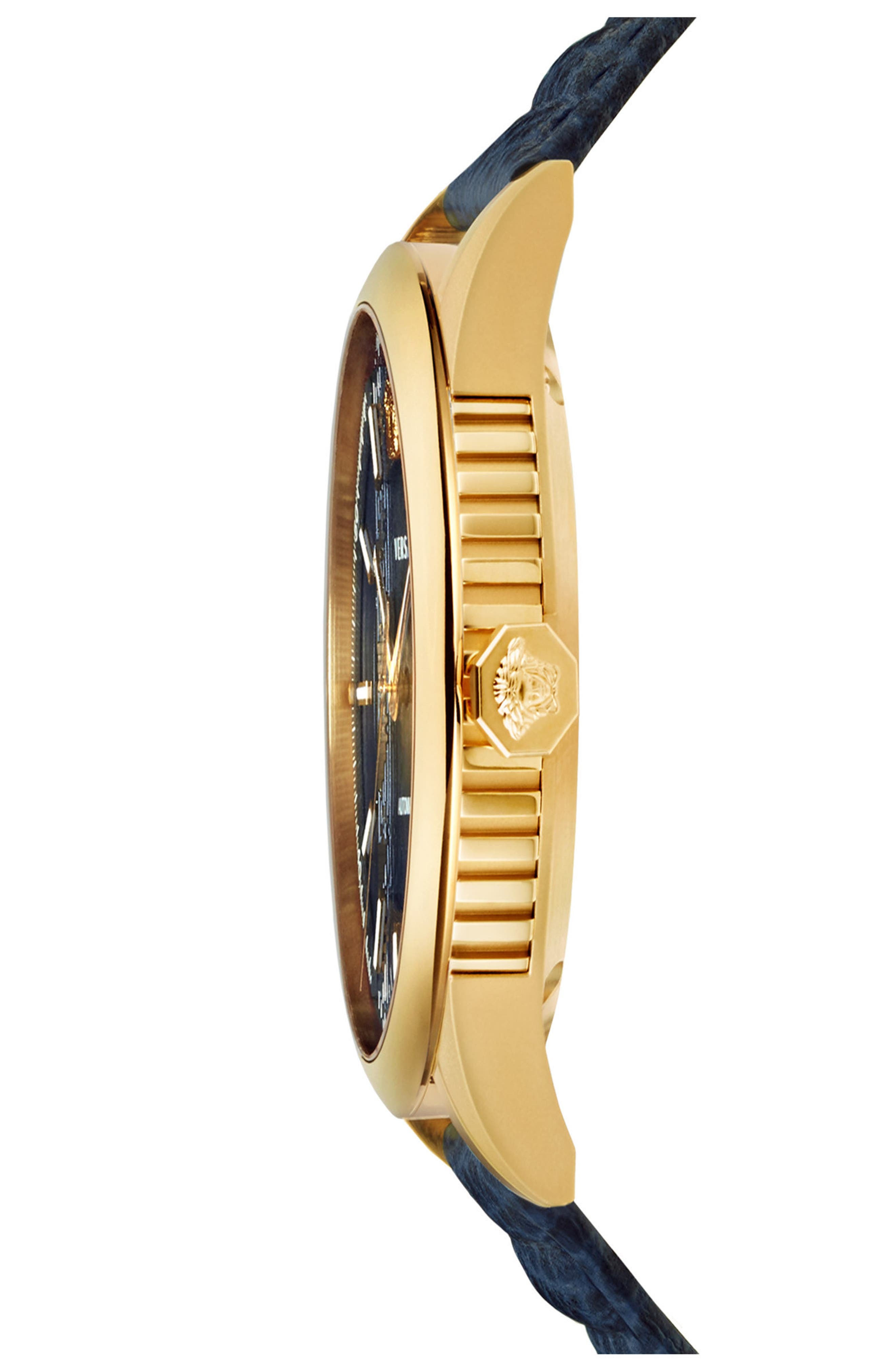 gold toned aiakos automatic watch