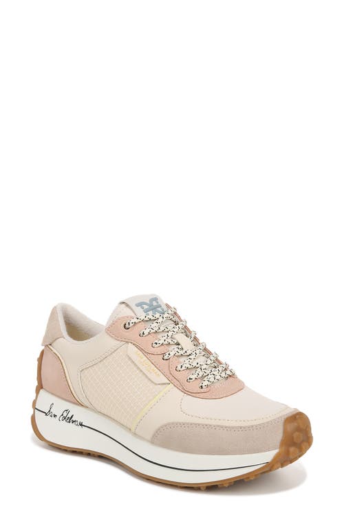 Sam Edelman Jayce Sneaker In Ivory/limestone/soft Rose