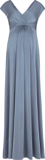 Francesca Maternity Dress (Steel Blue) - Maternity Wedding Dresses, Evening  Wear and Party Clothes by Tiffany Rose US