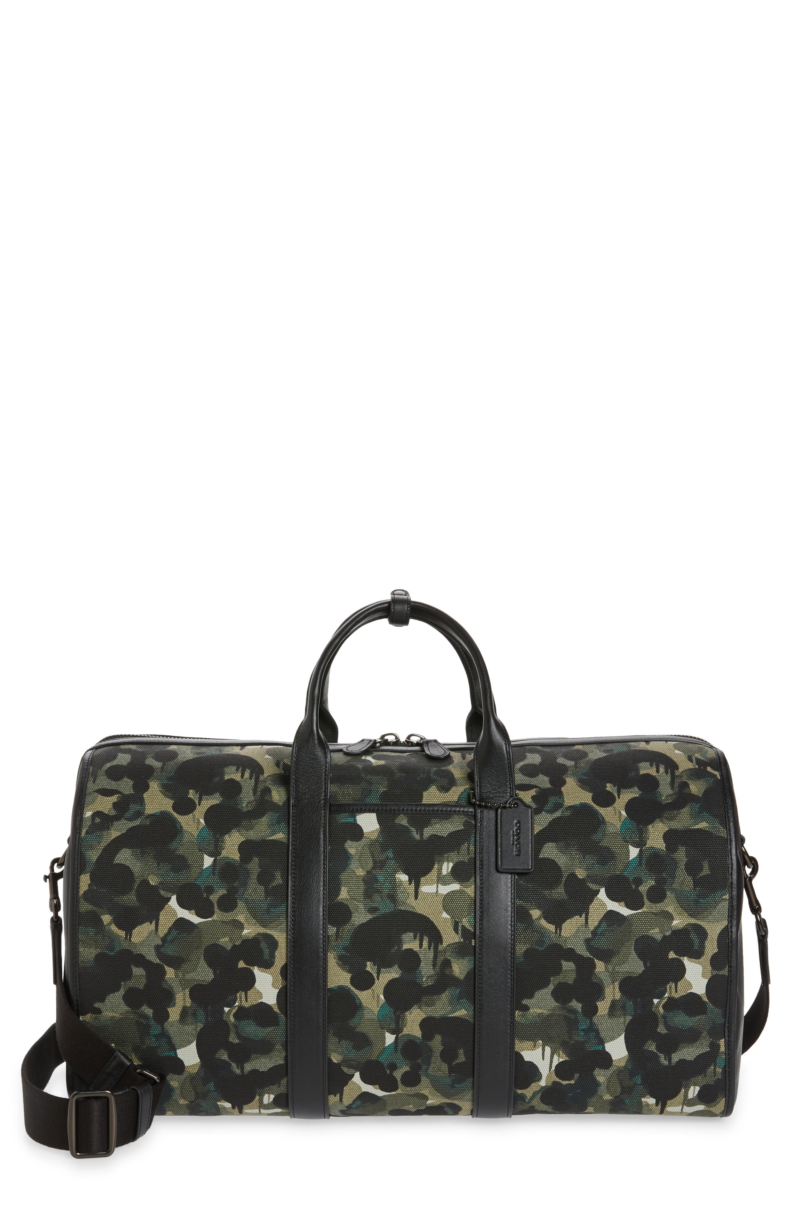 camo coach luggage