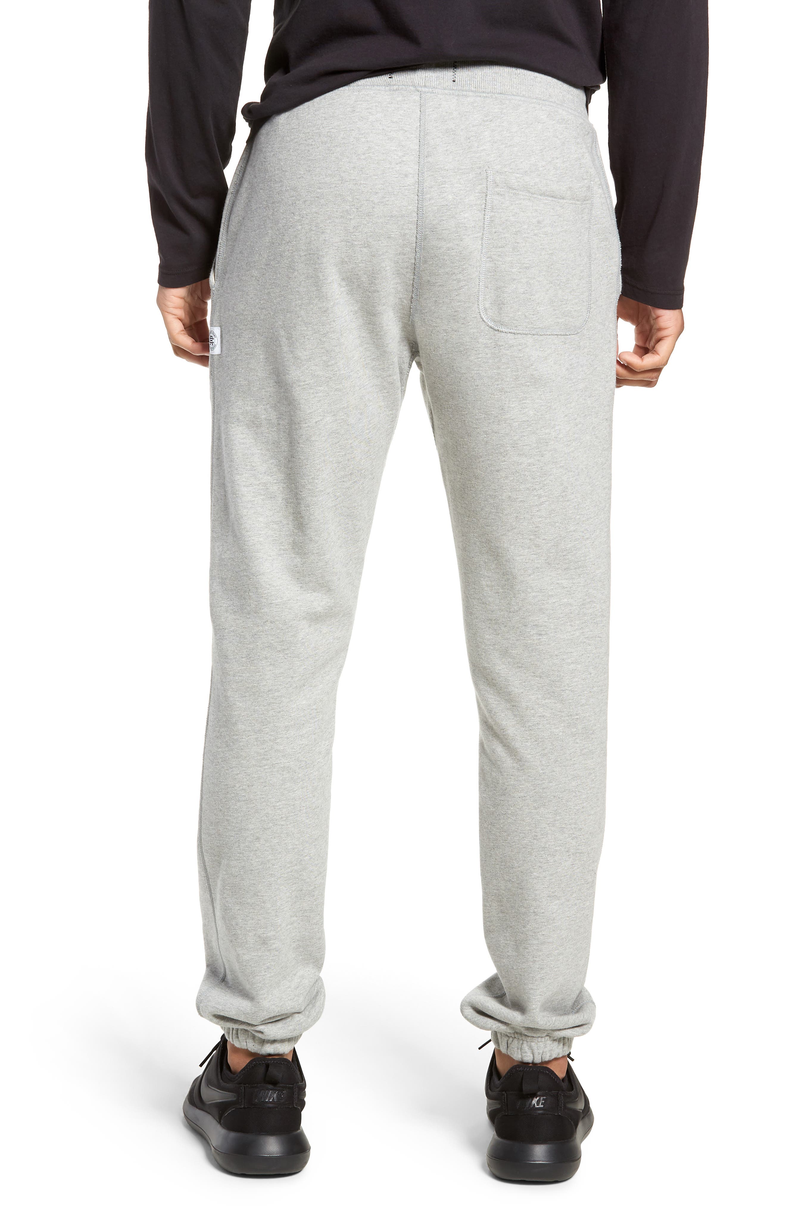Rocawear Mens Size 2XL Grey Zipper Pocket Skinny Fit Sweat Jogger Pants New 
