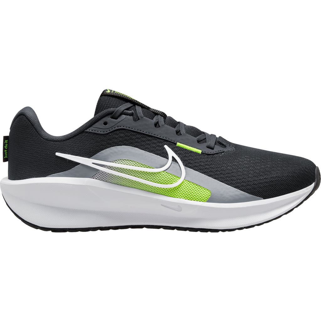 Nike Downshifter 13 Running Shoe In Anthracite/white/black