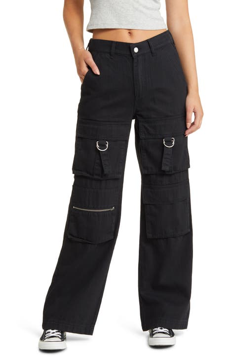 Women's Stretch Slim-Fit Twill Cargo Pants