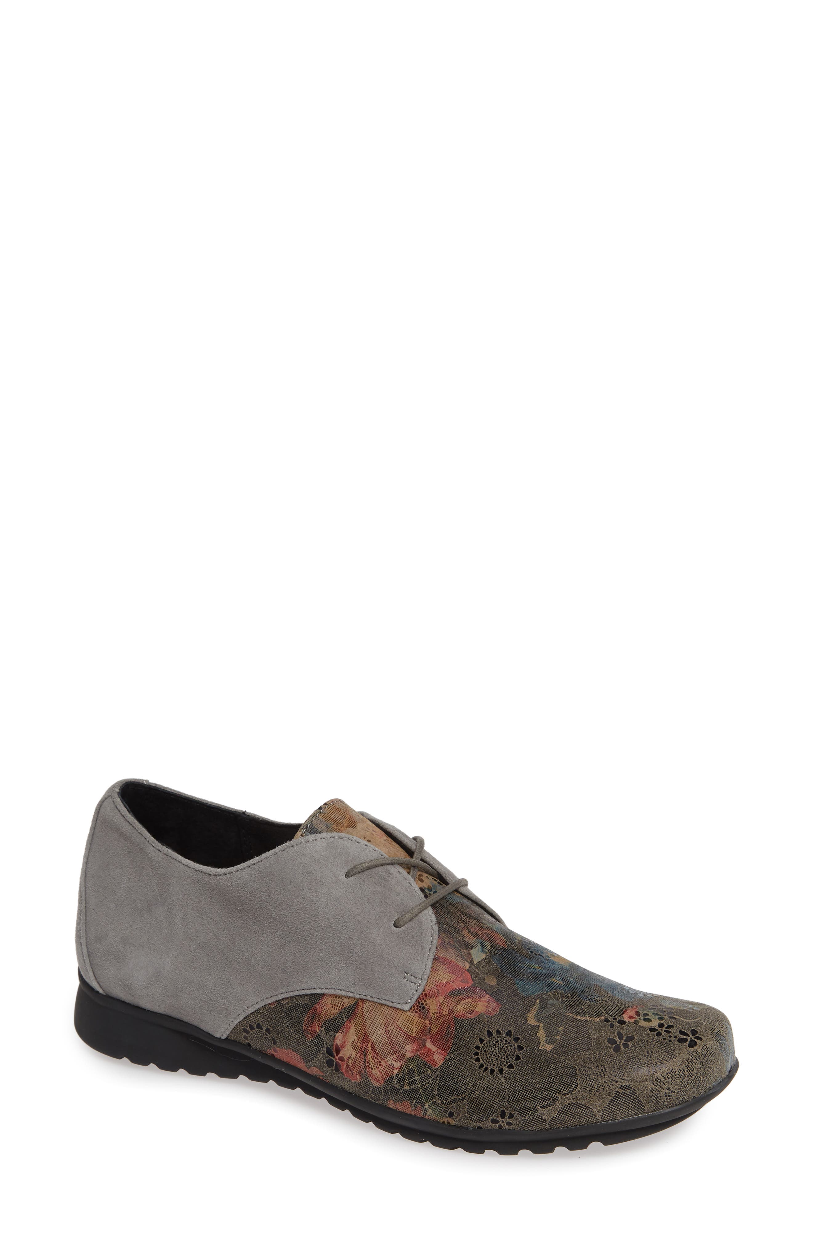 Aetrex Erin Saddle Shoe, Grey