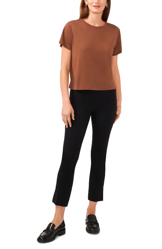 Shop Halogen Boxy T-shirt In Cocoa Brown