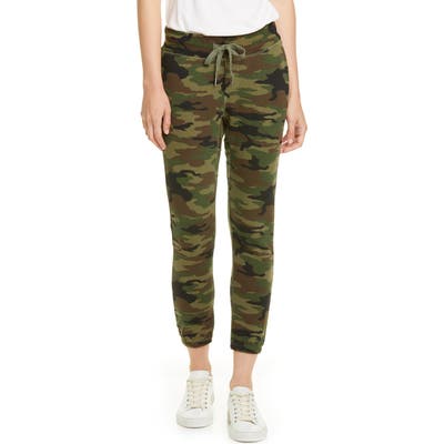 Nsf Clothing Sayde Camo Print Sweatpants, Size Petite - Green