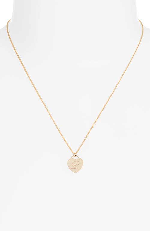 SET & STONES SET & STONES ALICE INITIAL HEART PENDANT NECKLACE