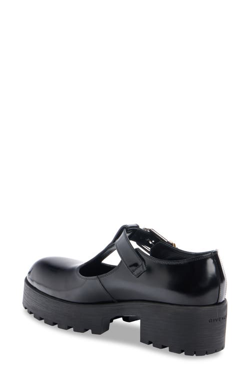 Shop Givenchy Voyou Baby T-strap Shoe In Black