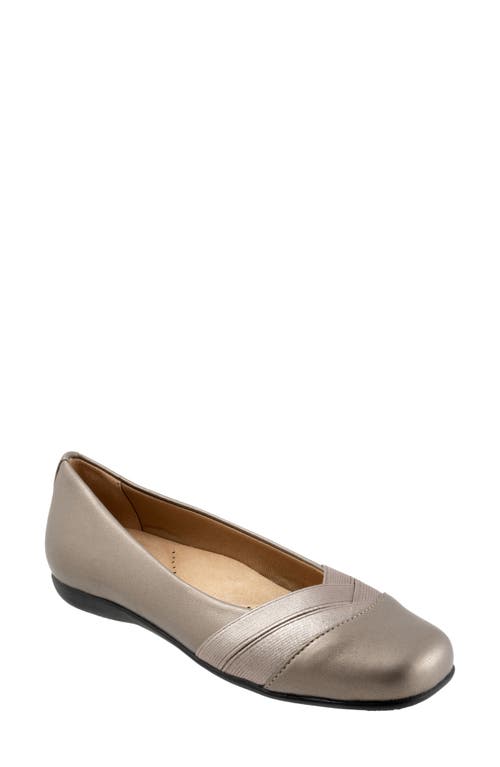 Trotters Stella Flat Pewter at Nordstrom,