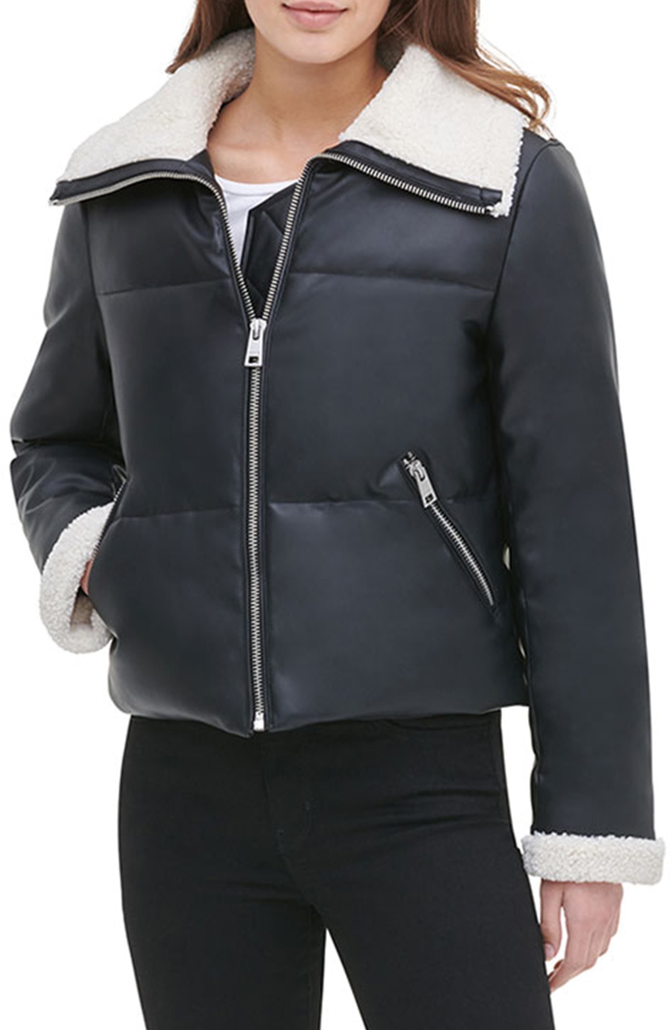 sherpa jacket women's nordstrom rack