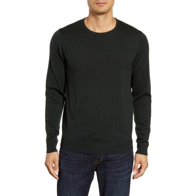 Nordstrom Shop Crewneck Merino Wool Sweater, Green