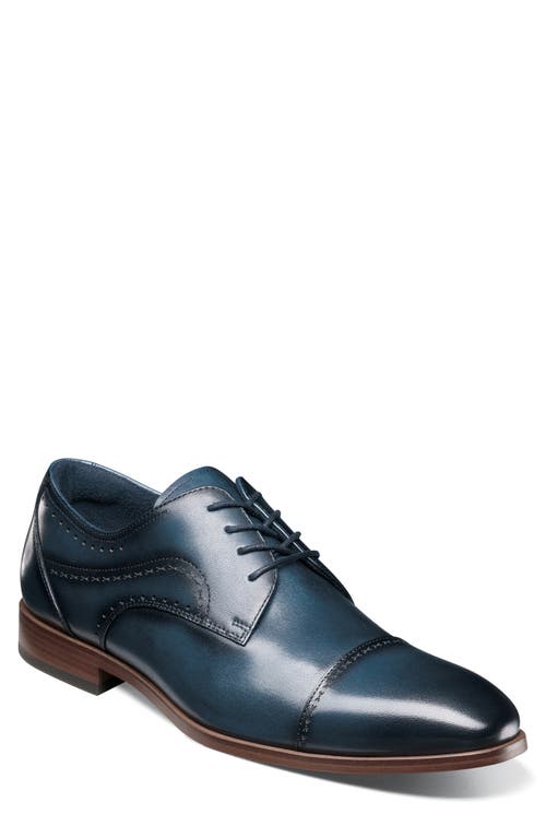 Stacy Adams Bryant Cap Toe Oxford Navy at Nordstrom,